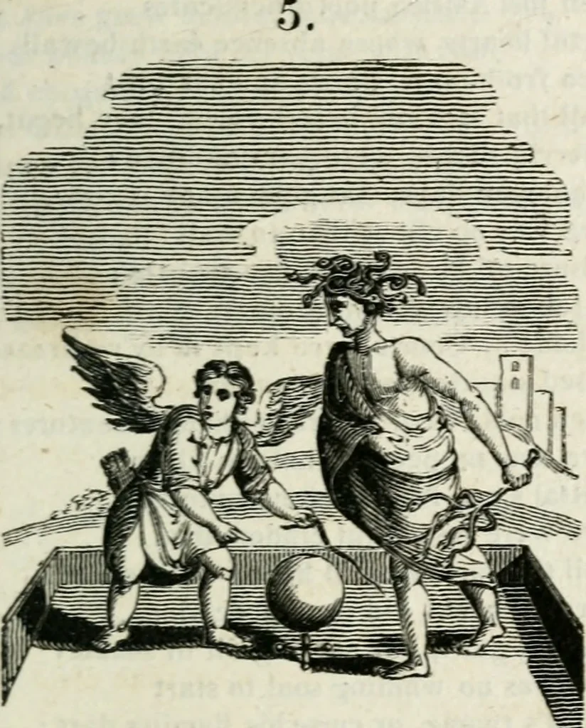 An illustration from Emblems, divine and moral, 1818, leaf 32