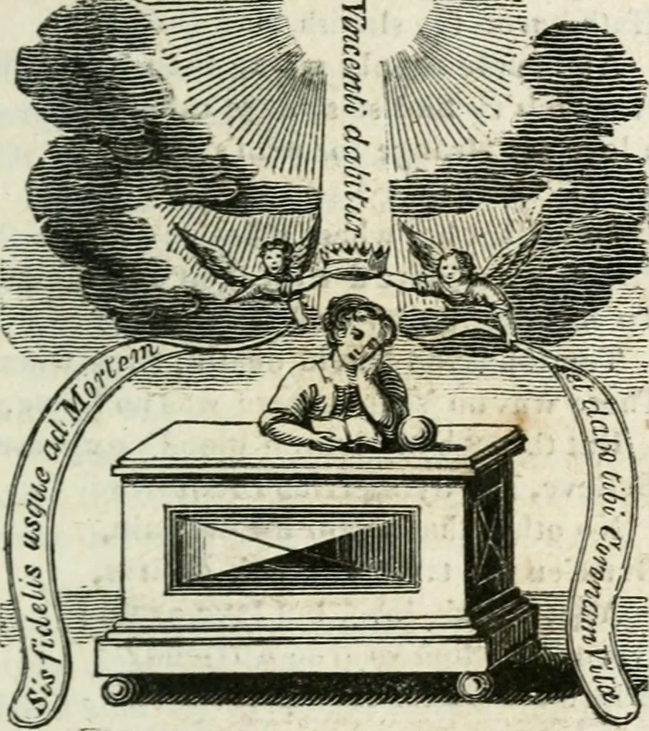An illustration from Emblems, divine and moral, 1818, leaf 320