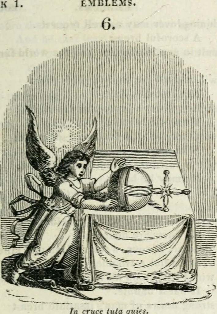 An illustration from Emblems, divine and moral, 1818, leaf 36