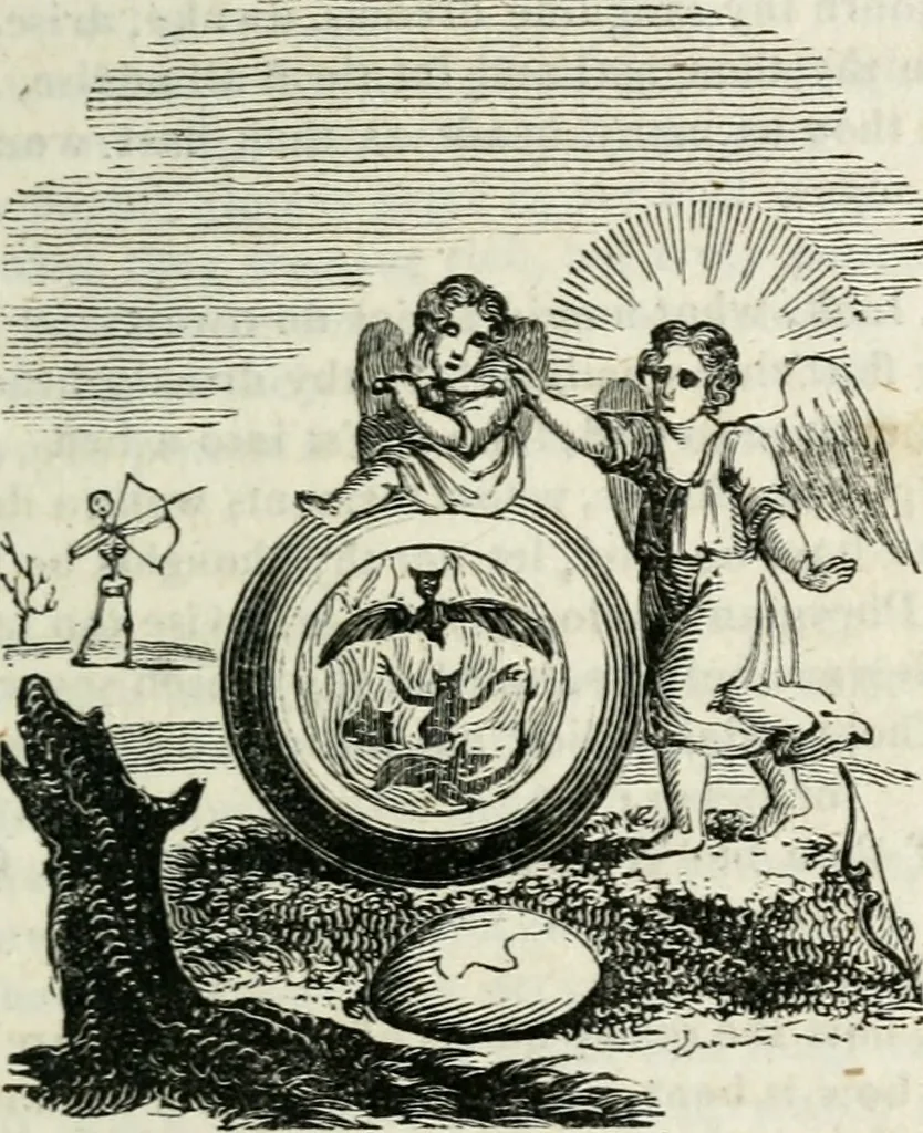 An illustration from Emblems, divine and moral, 1818, leaf 40