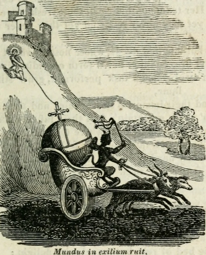 An illustration from Emblems, divine and moral, 1818, leaf 56