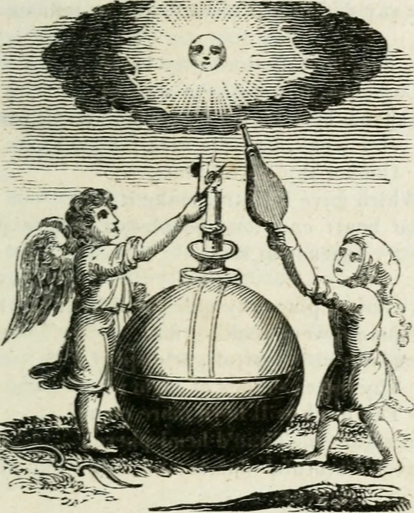 An illustration from Emblems, divine and moral, 1818, leaf 76