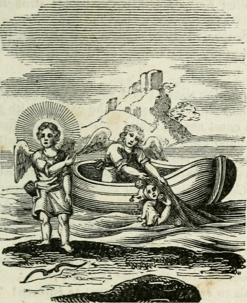 An illustration from Emblems, divine and moral, 1818, leaf 84
