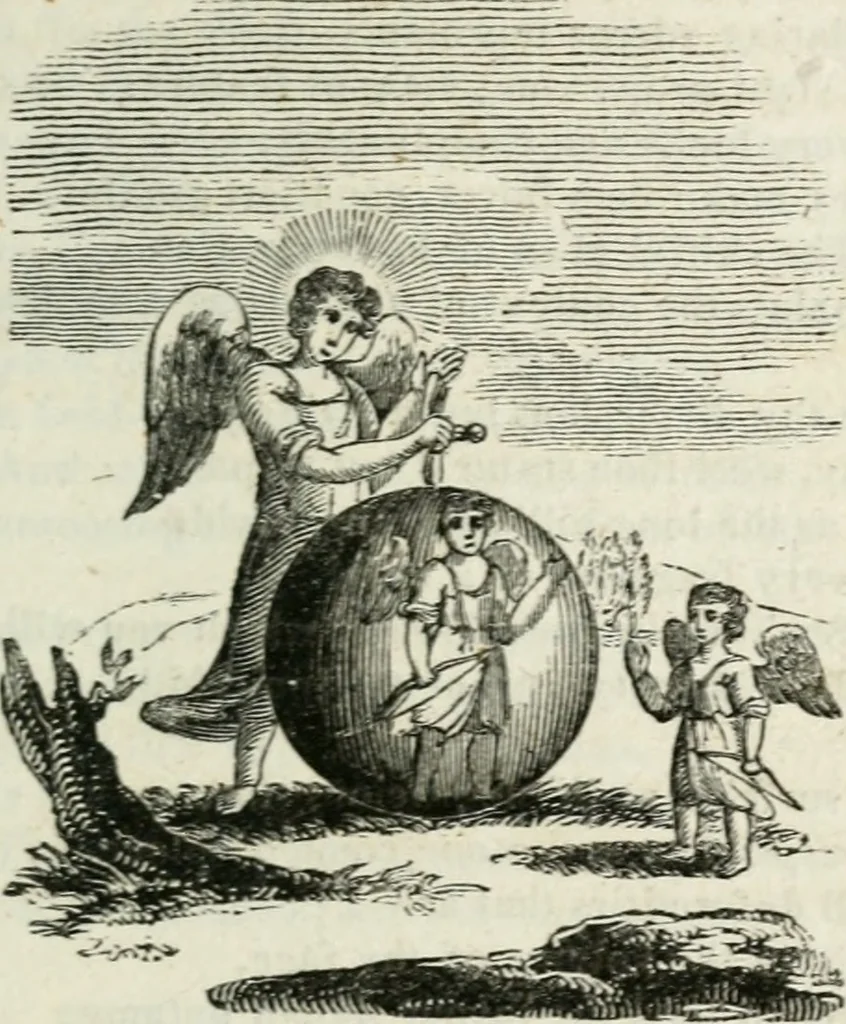An illustration from Emblems, divine and moral, 1818, leaf 96
