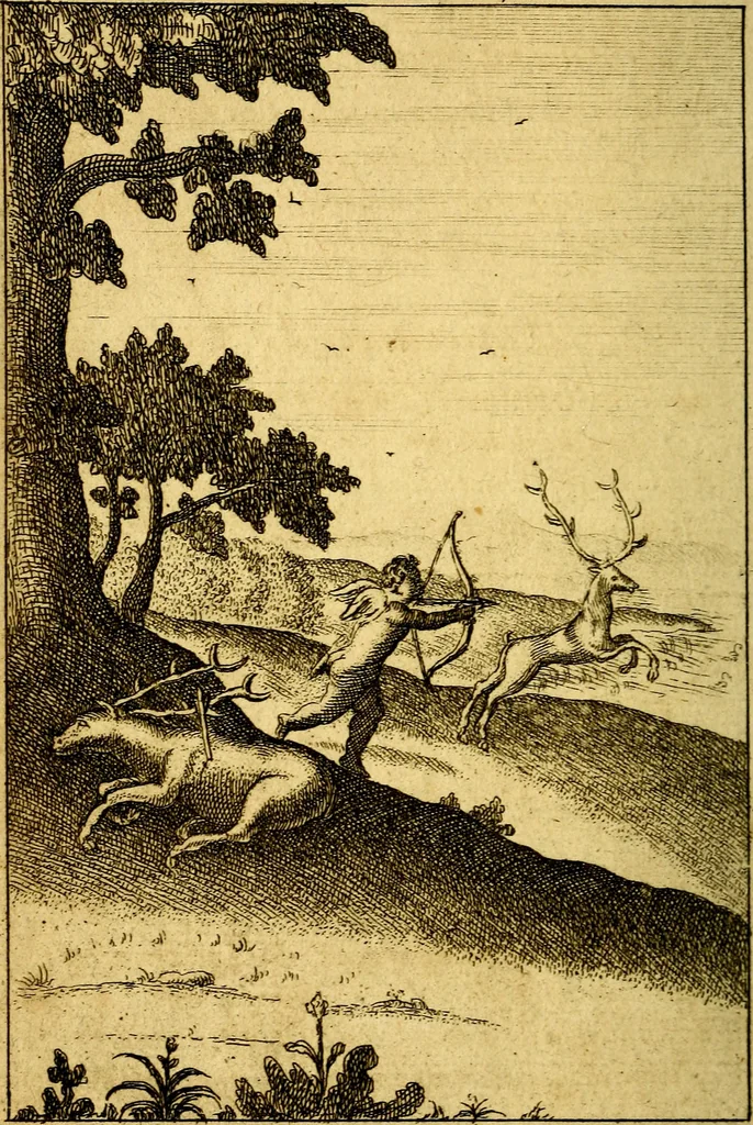 An illustration from Emblems of love, in four languages. Dedicated to the ladys by Ph. Ayres, esq, 1600, leaf 109