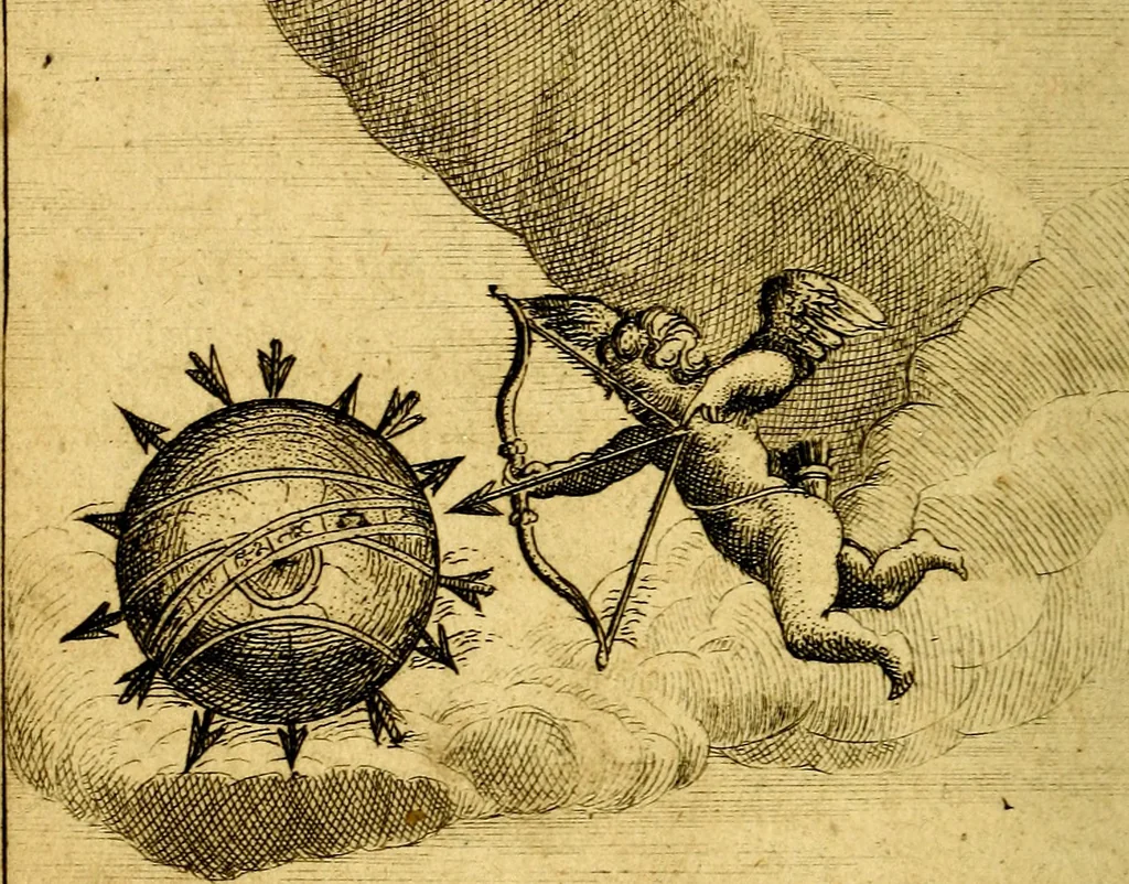 An illustration from Emblems of love, in four languages. Dedicated to the ladys by Ph. Ayres, esq, 1600, leaf 137
