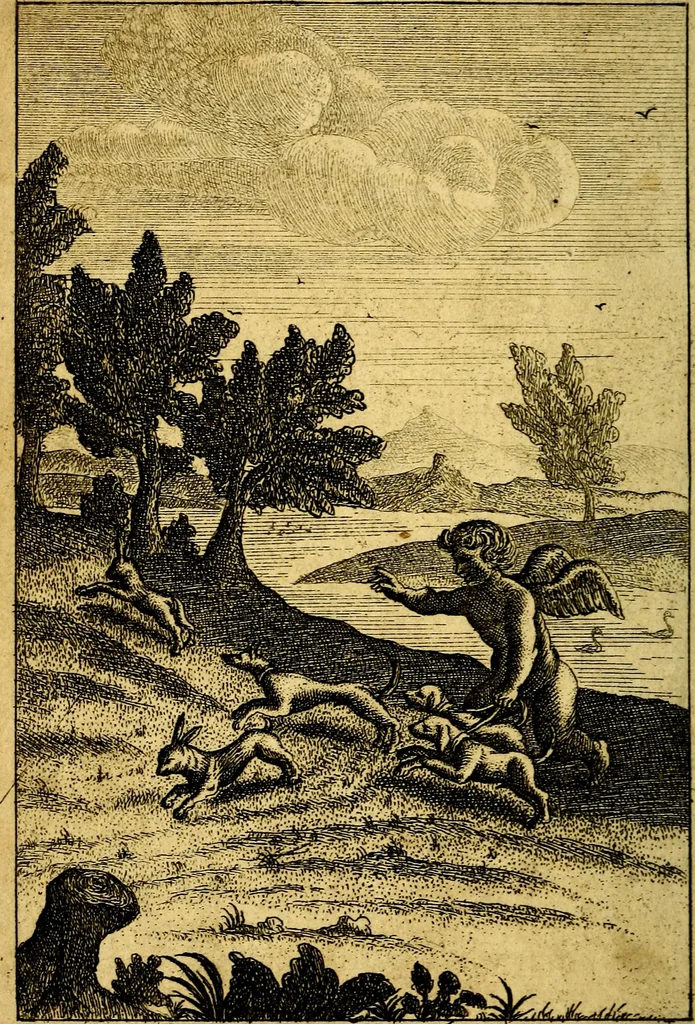An illustration from Emblems of love, in four languages. Dedicated to the ladys by Ph. Ayres, esq, 1600, leaf 177