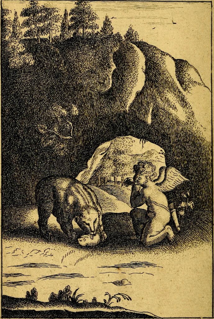 An illustration from Emblems of love, in four languages. Dedicated to the ladys by Ph. Ayres, esq, 1600, leaf 25