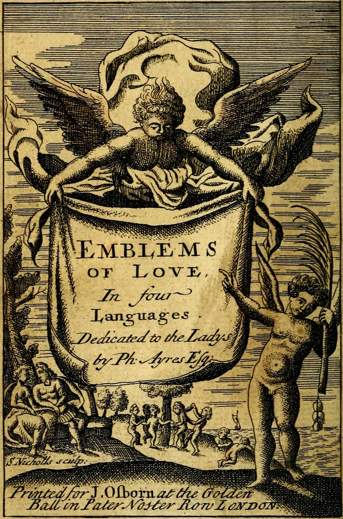 An illustration from Emblems of love, in four languages. Dedicated to the ladys by Ph. Ayres, esq, 1600, leaf 5