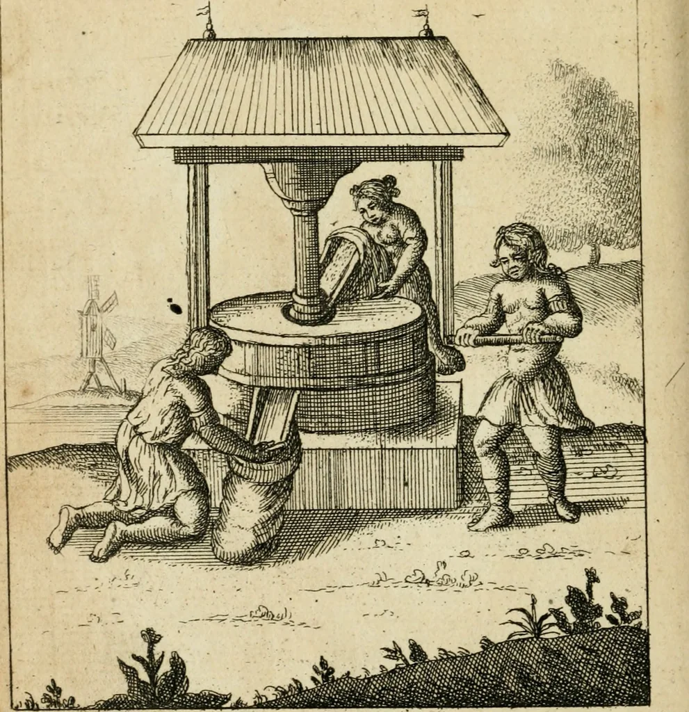 An illustration from Emblems of love, in four languages : dedicated to the ladys, 1683, leaf 127
