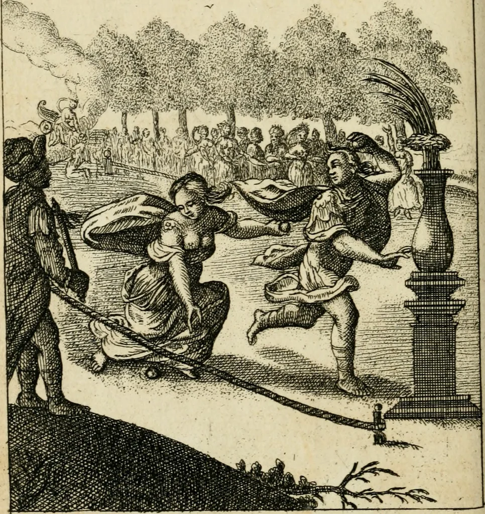 An illustration from Emblems of love, in four languages : dedicated to the ladys, 1683, leaf 167