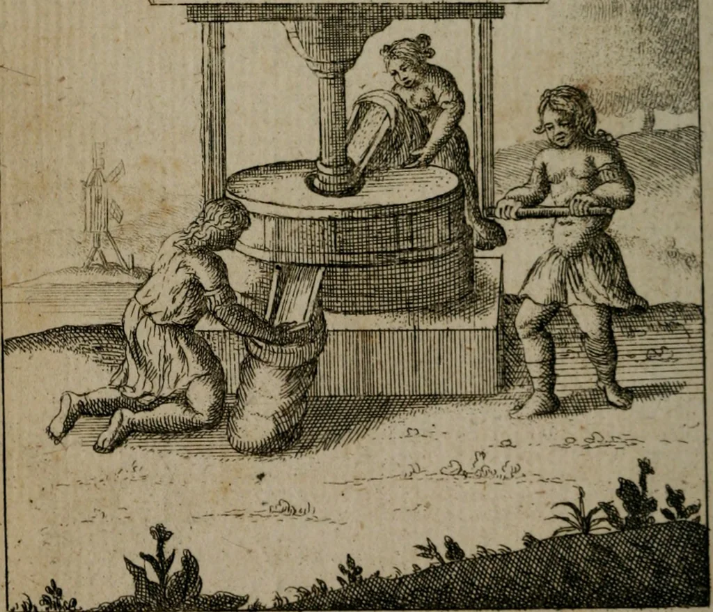 An illustration from Emblems of love in four languages : dedicated to the ladys, 1747, leaf 123