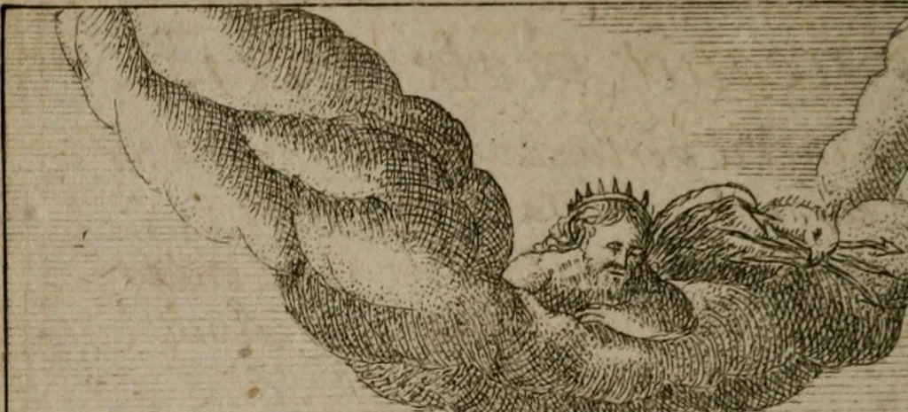 An illustration from Emblems of love in four languages : dedicated to the ladys, 1747, leaf 159