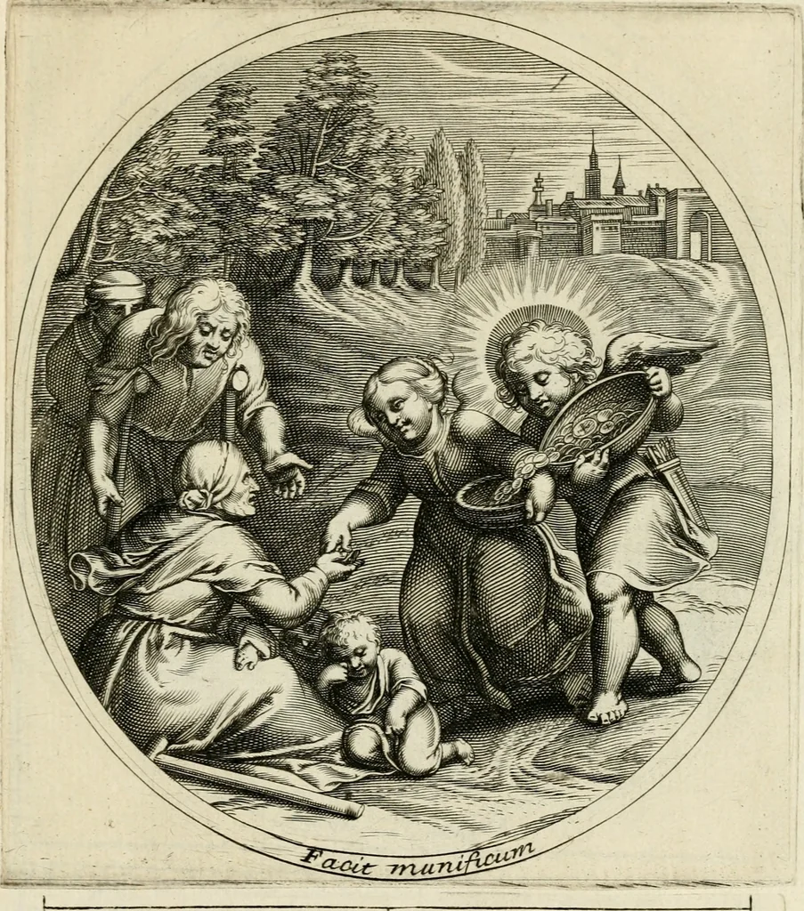 An illustration from Emblesmes de l'amour diuin, 1690, leaf 26