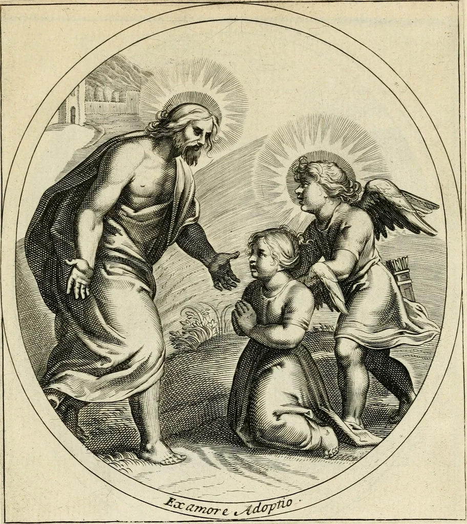 An illustration from Emblesmes de l'amour diuin, 1690, leaf 28