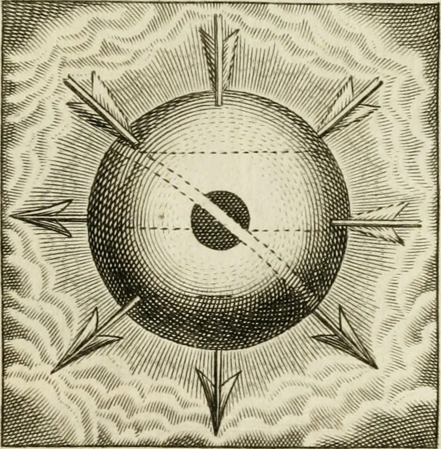 An illustration from Emblesmes de l'amour diuin, 1690, leaf 4