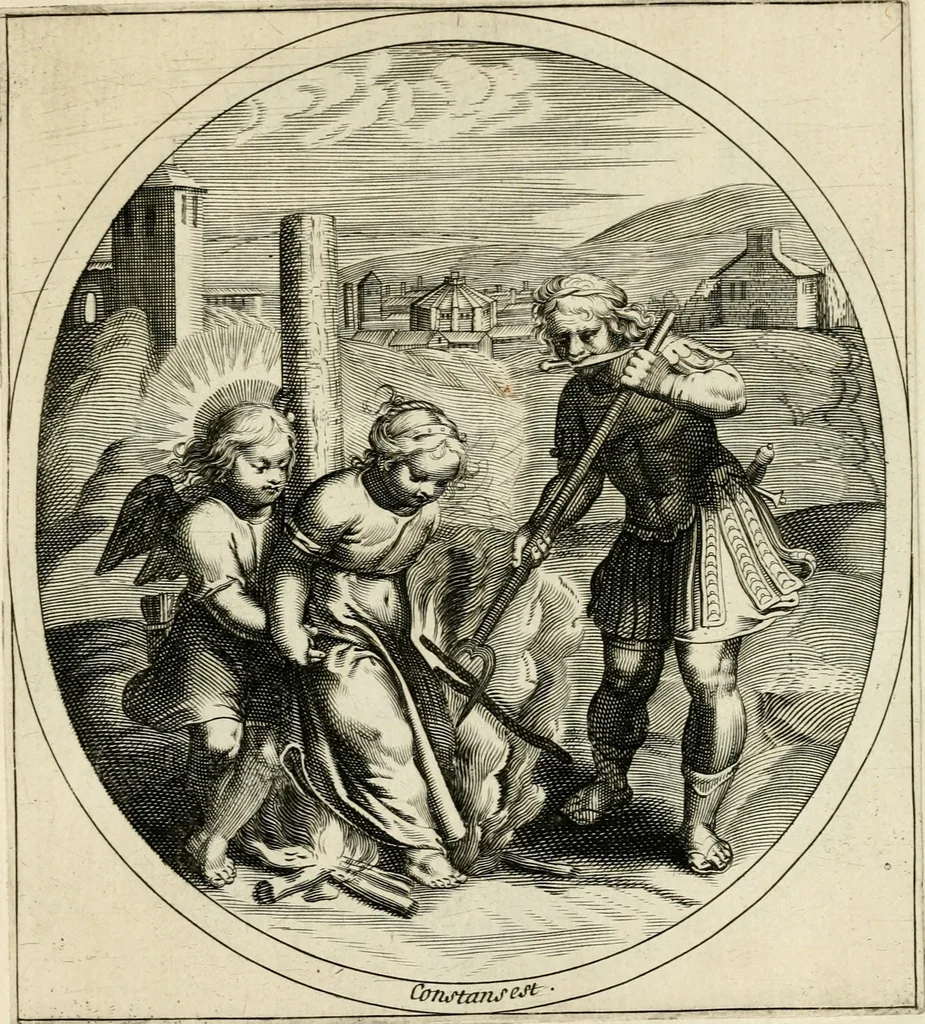An illustration from Emblesmes de l'amour diuin, 1690, leaf 46