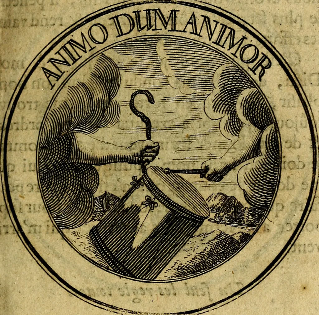 An illustration from Emblémes; ou, Devises chrétiennes, 1697, leaf 118