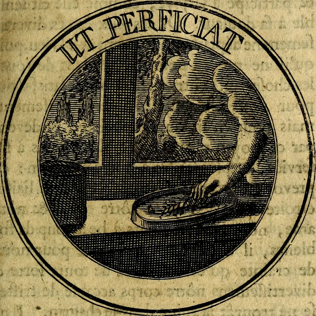 An illustration from Emblémes; ou, Devises chrétiennes, 1697, leaf 128
