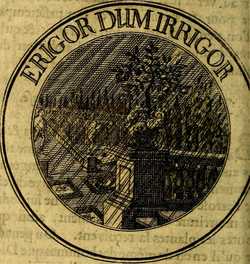 An illustration from Emblémes; ou, Devises chrétiennes, 1697, leaf 131