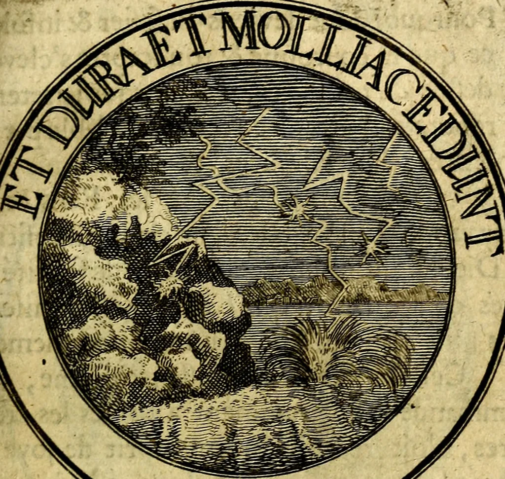 An illustration from Emblémes; ou, Devises chrétiennes, 1697, leaf 140