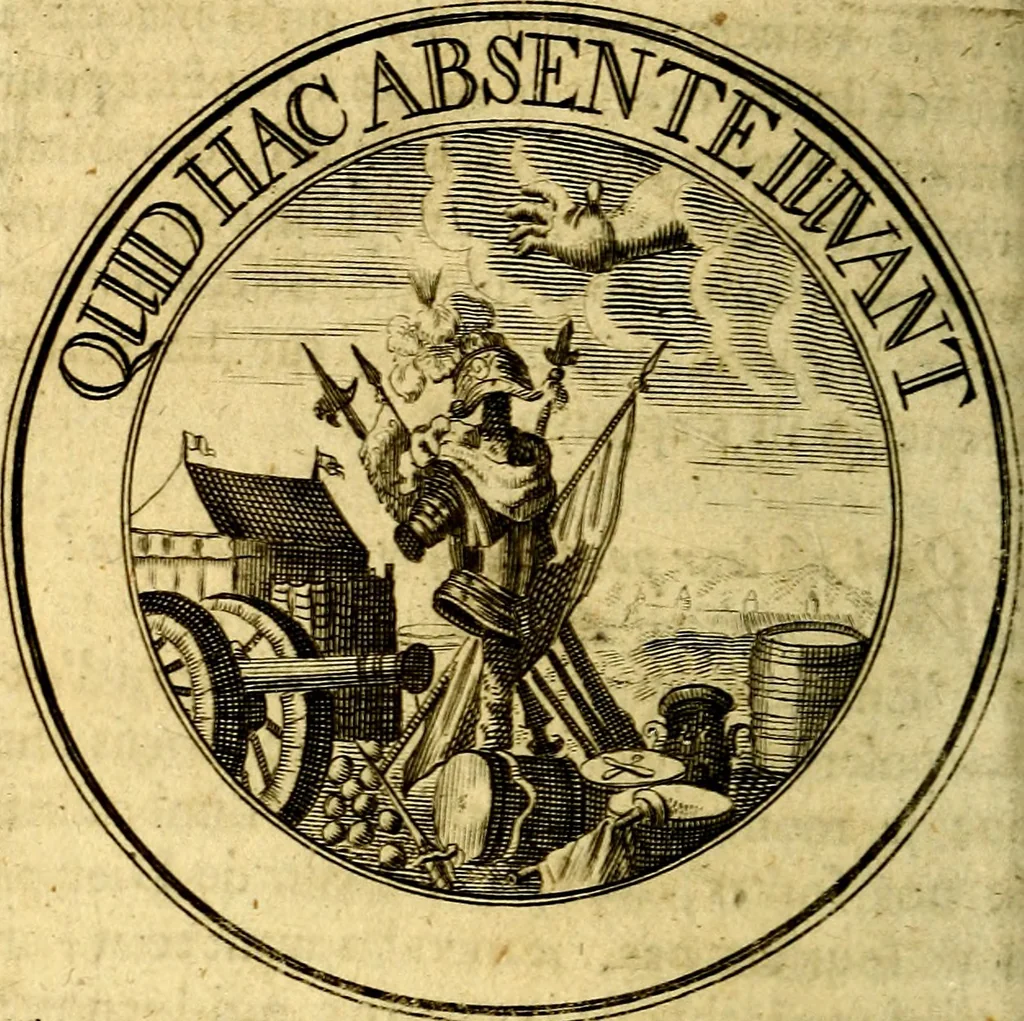 An illustration from Emblémes; ou, Devises chrétiennes, 1697, leaf 149