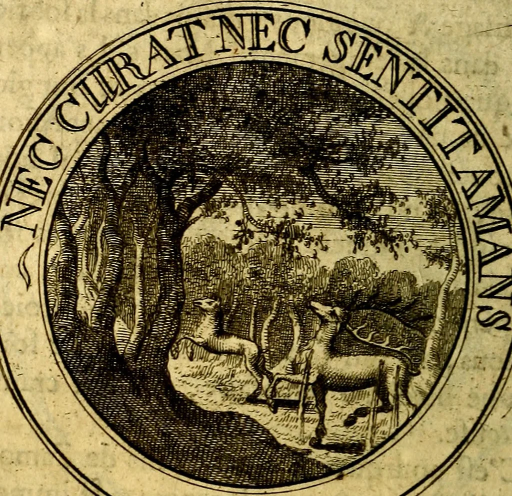 An illustration from Emblémes; ou, Devises chrétiennes, 1697, leaf 155