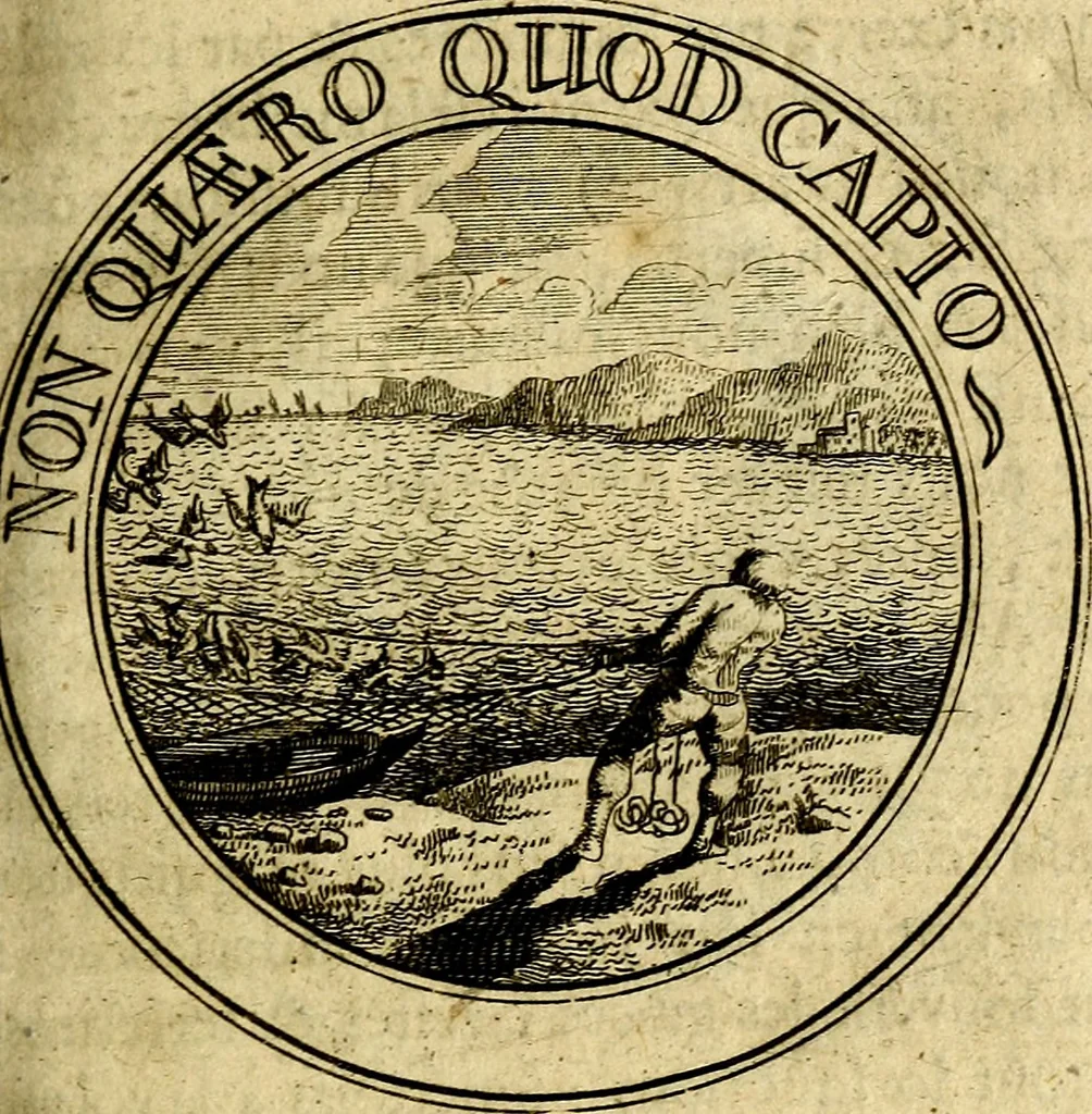 An illustration from Emblémes; ou, Devises chrétiennes, 1697, leaf 168