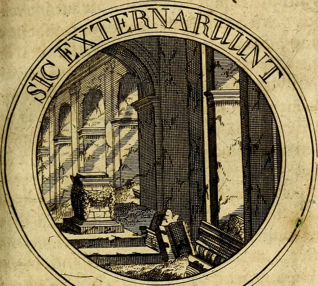 An illustration from Emblémes; ou, Devises chrétiennes, 1697, leaf 192