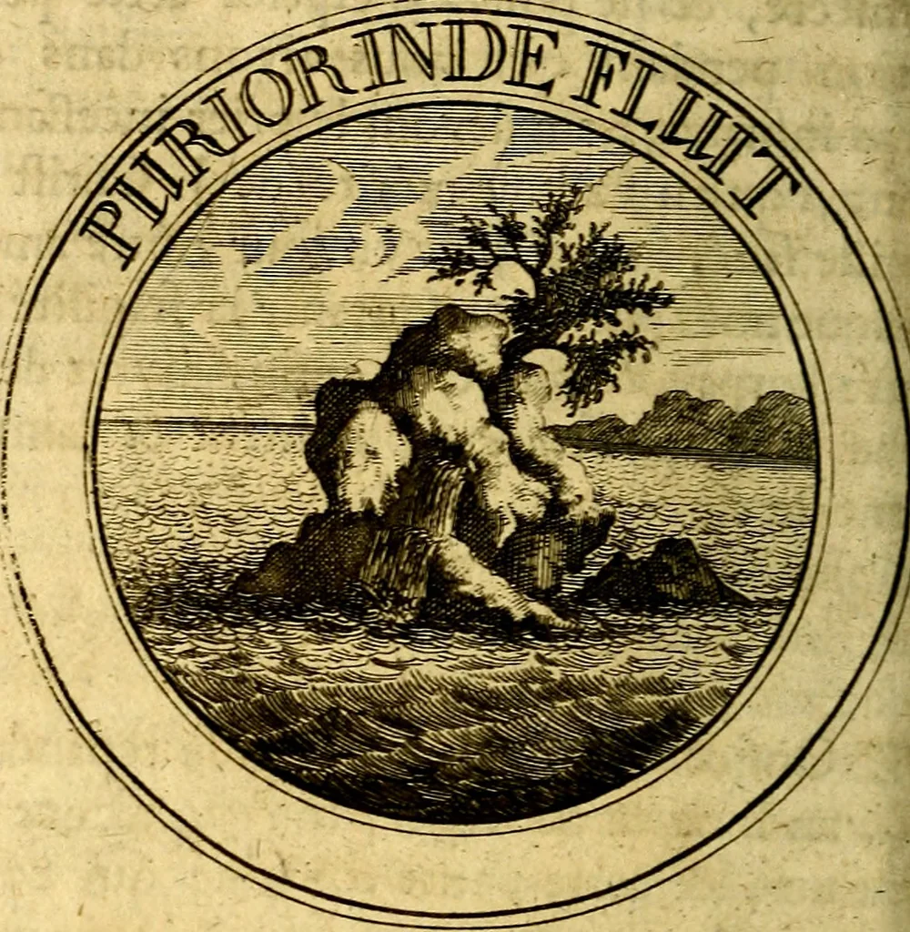 An illustration from Emblémes; ou, Devises chrétiennes, 1697, leaf 197