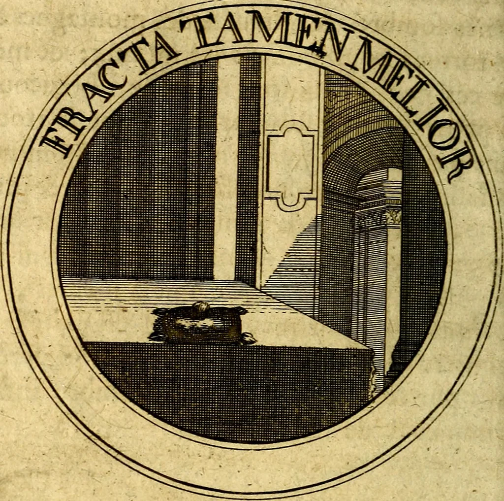 An illustration from Emblémes; ou, Devises chrétiennes, 1697, leaf 199