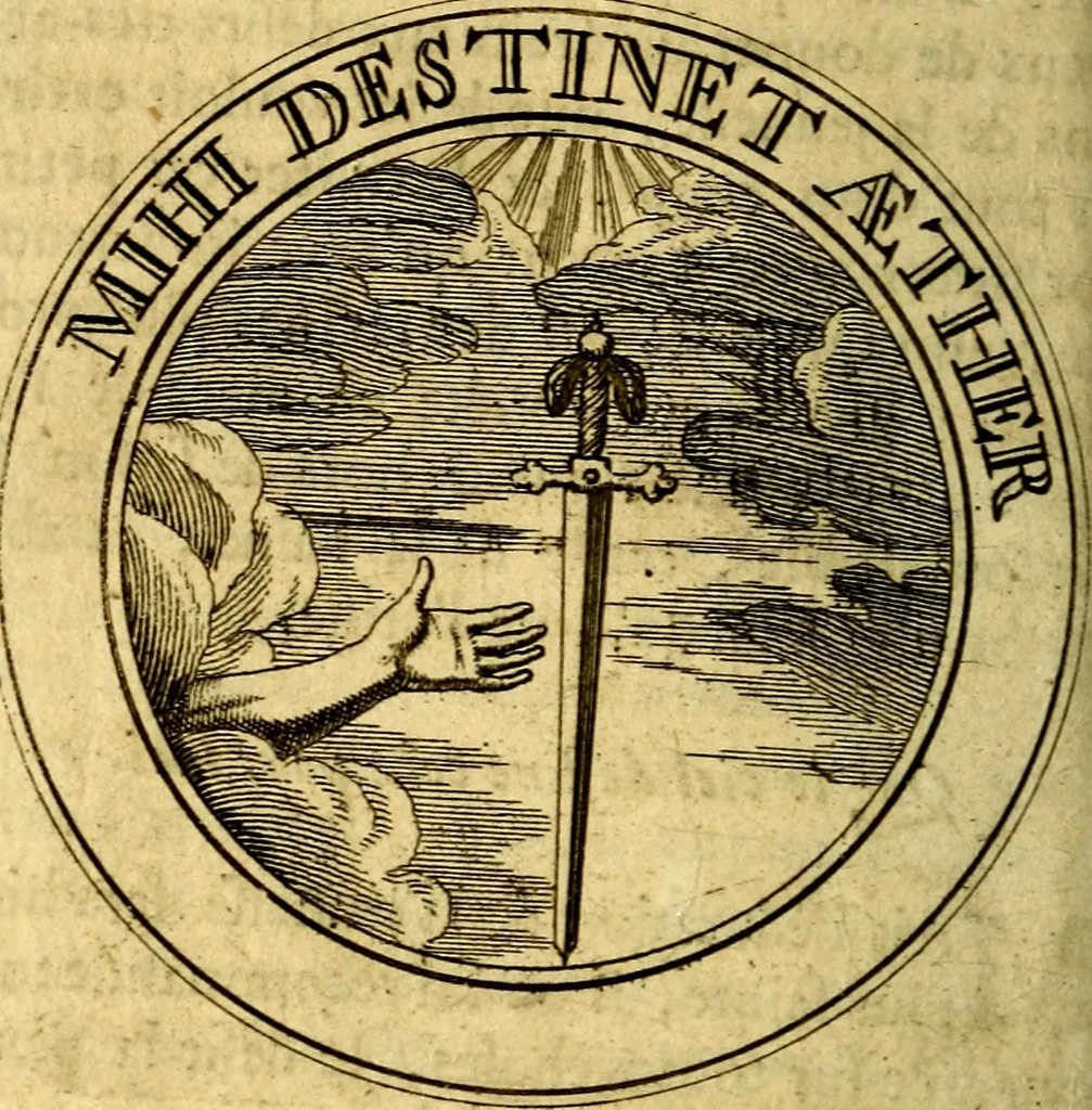 An illustration from Emblémes; ou, Devises chrétiennes, 1697, leaf 211