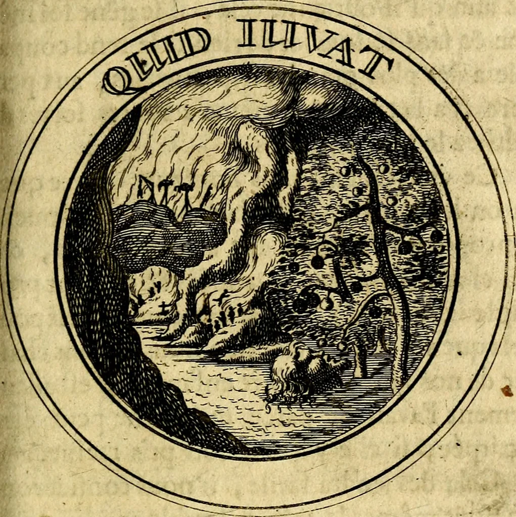 An illustration from Emblémes; ou, Devises chrétiennes, 1697, leaf 228