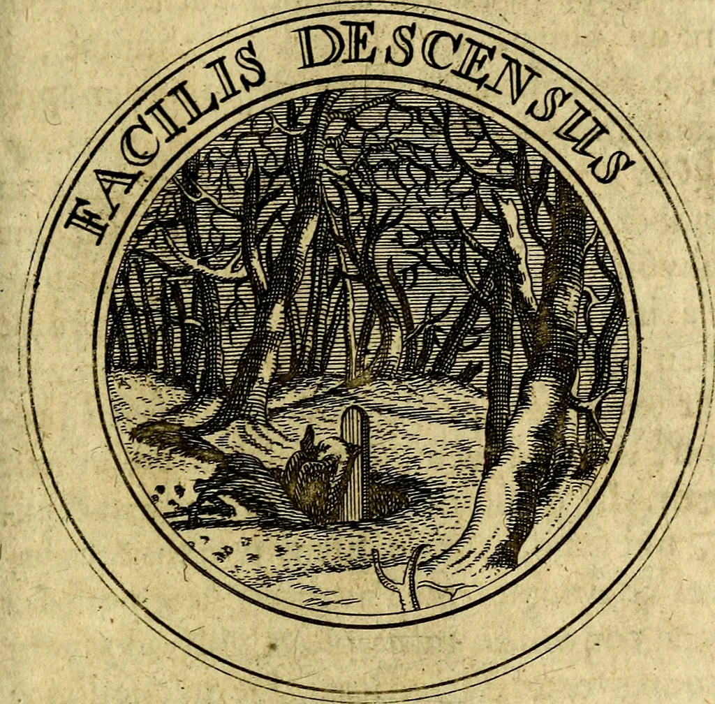 An illustration from Emblémes; ou, Devises chrétiennes, 1697, leaf 246