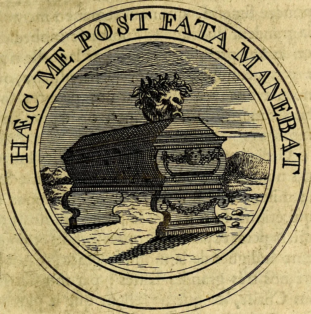 An illustration from Emblémes; ou, Devises chrétiennes, 1697, leaf 254