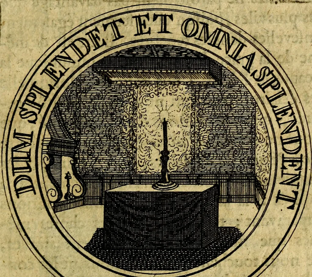 An illustration from Emblémes; ou, Devises chrétiennes, 1697, leaf 36