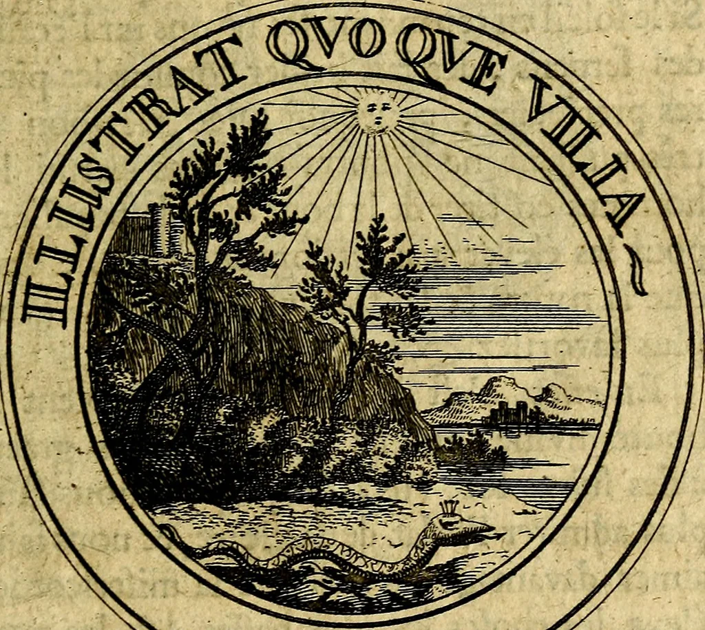 An illustration from Emblémes; ou, Devises chrétiennes, 1697, leaf 38