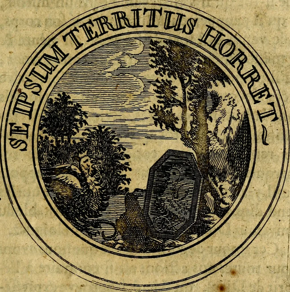 An illustration from Emblémes; ou, Devises chrétiennes, 1697, leaf 42