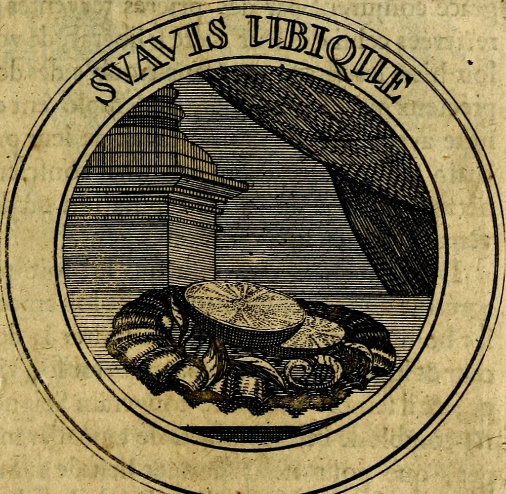 An illustration from Emblémes; ou, Devises chrétiennes, 1697, leaf 54