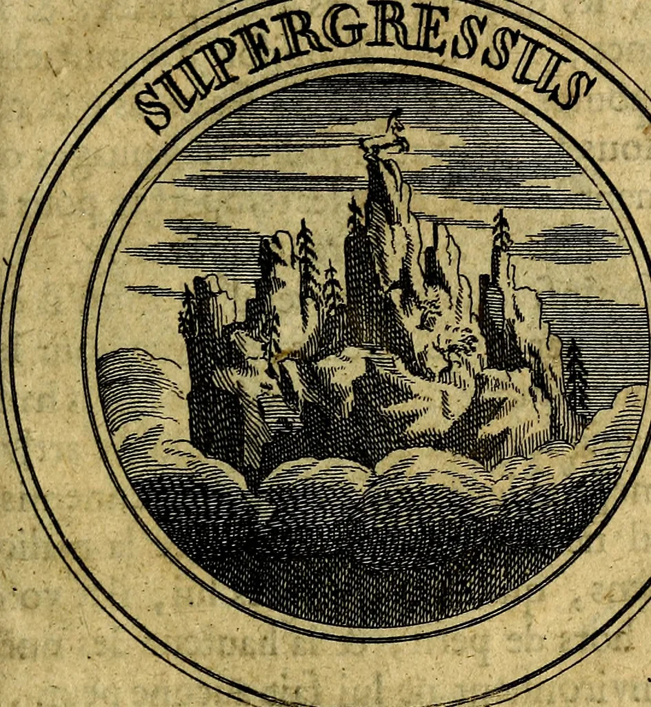 An illustration from Emblémes; ou, Devises chrétiennes, 1697, leaf 58