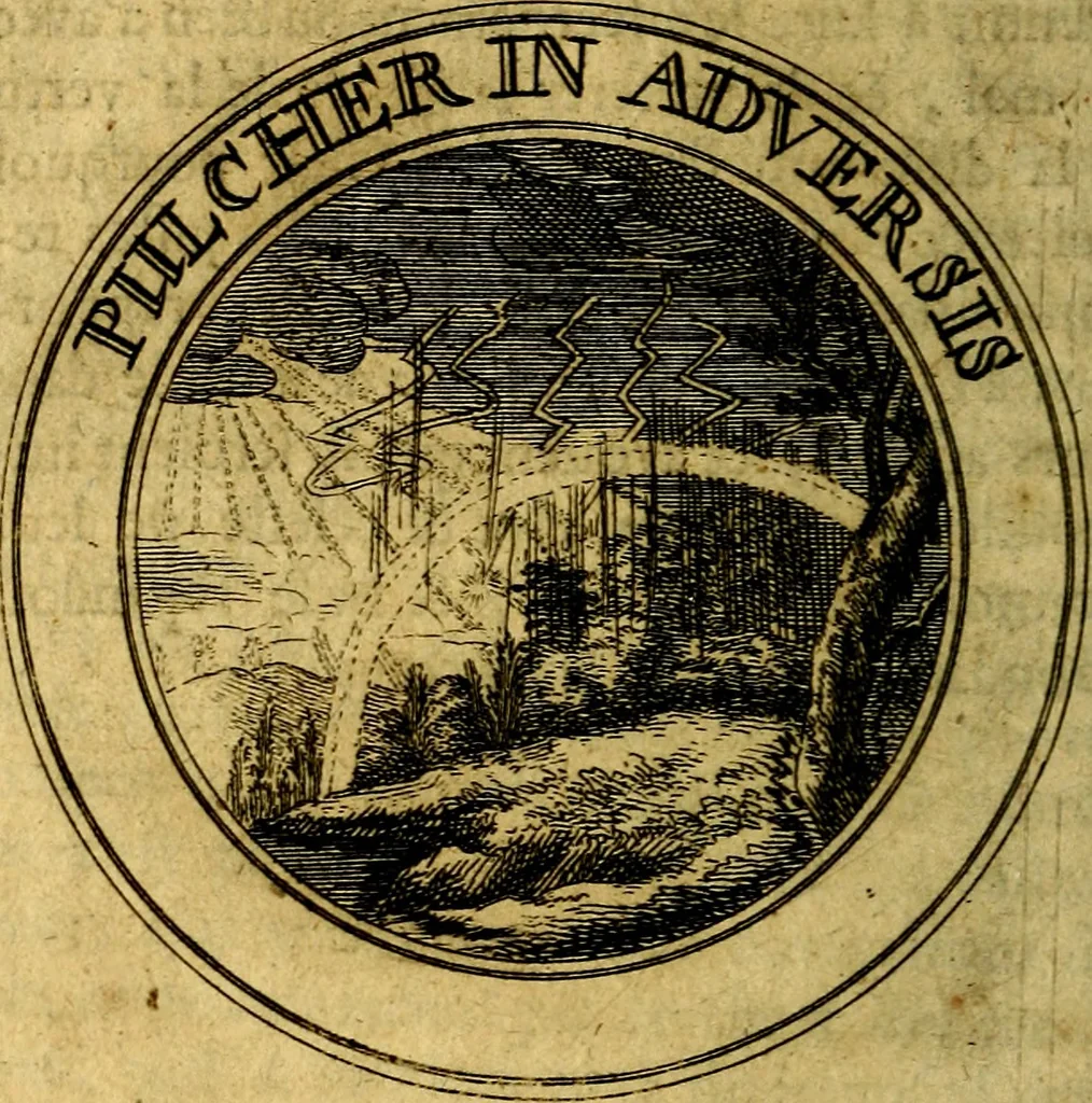 An illustration from Emblémes; ou, Devises chrétiennes, 1697, leaf 63