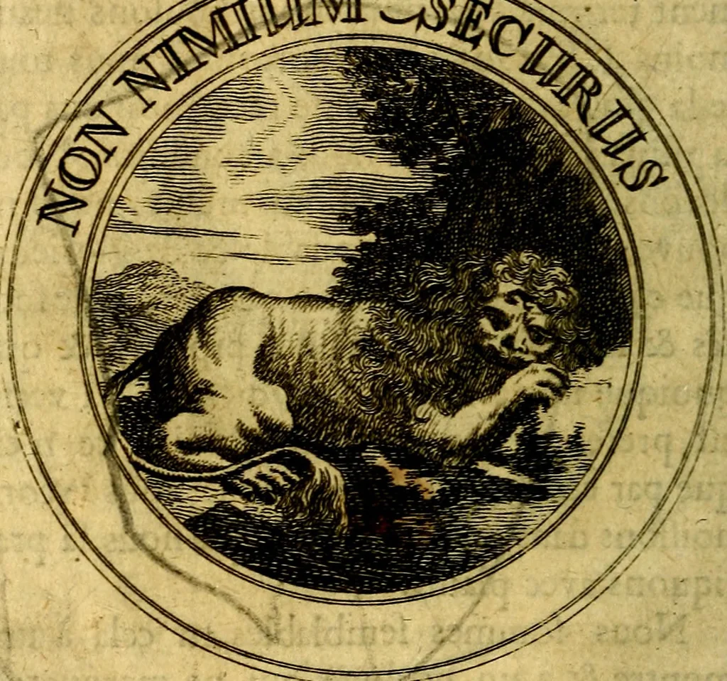 An illustration from Emblémes; ou, Devises chrétiennes, 1697, leaf 73