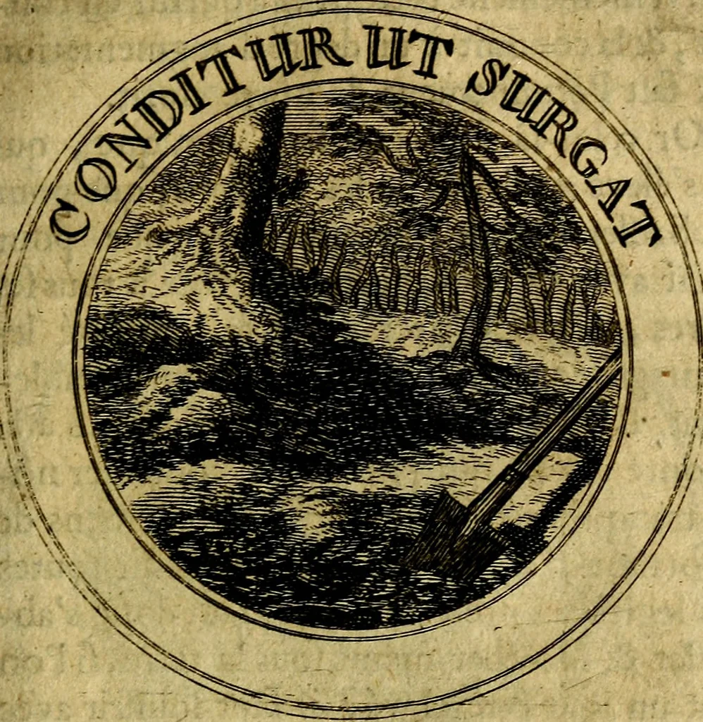 An illustration from Emblémes; ou, Devises chrétiennes, 1697, leaf 94