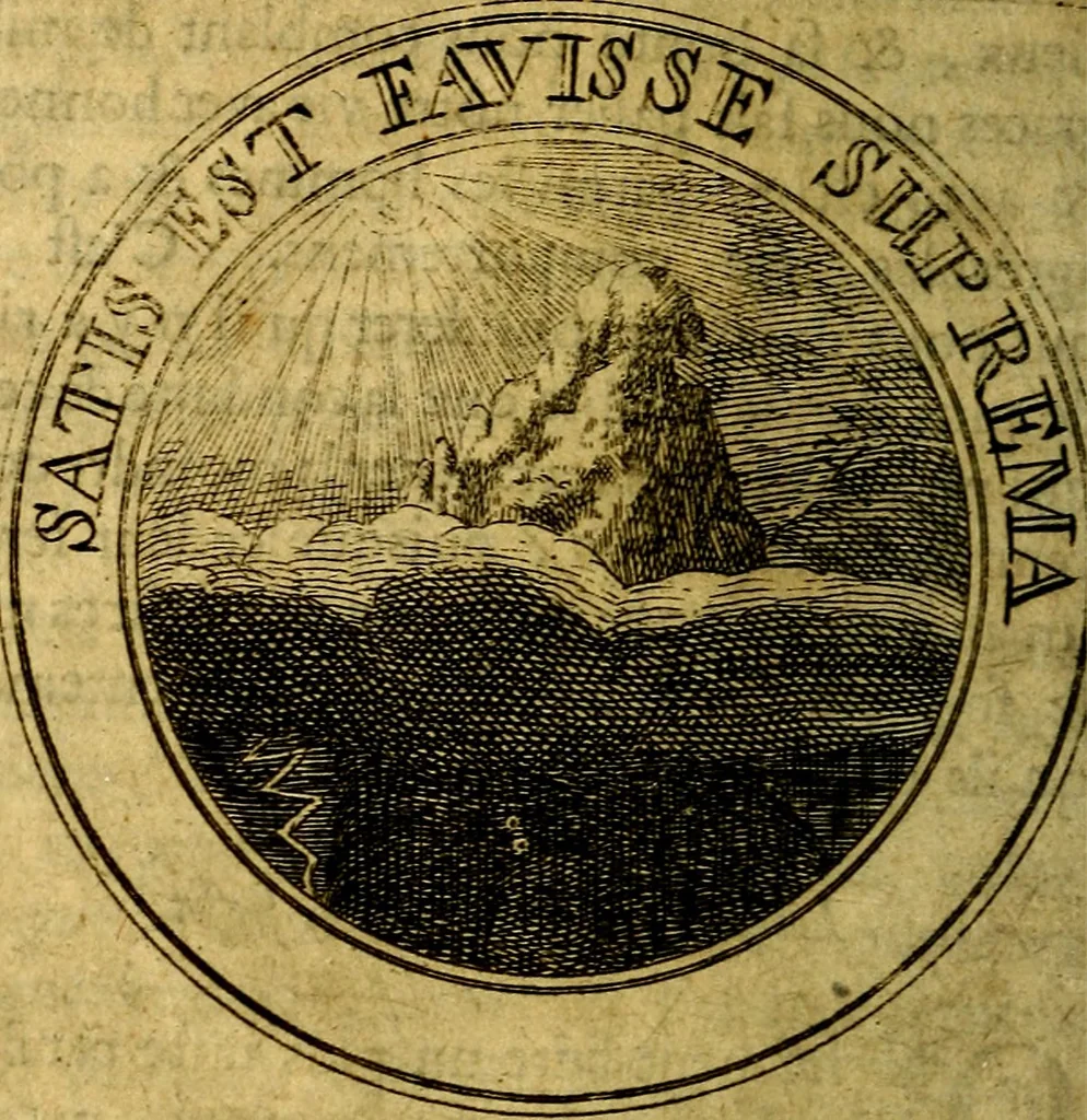 An illustration from Emblémes; ou, Devises chrétiennes, 1697, leaf 99