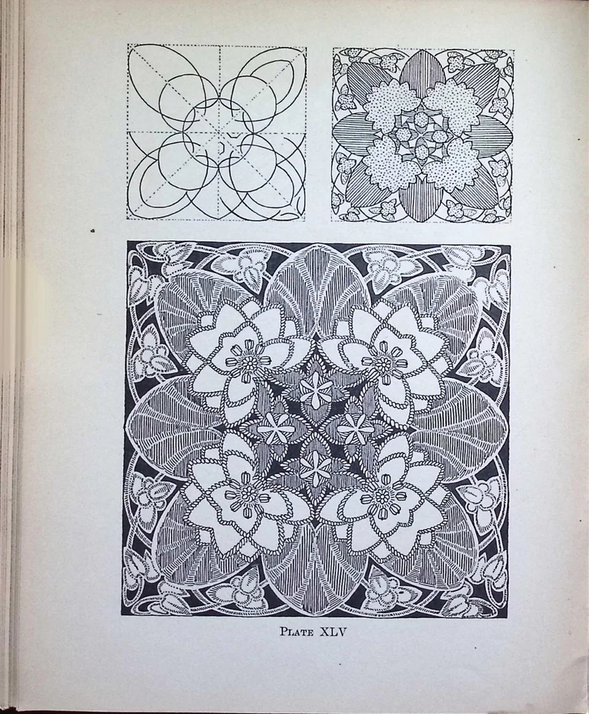 An illustration from Embroidery And Pattern Design: A Handbook for Teachers and Art Students, 1924, leaf 161