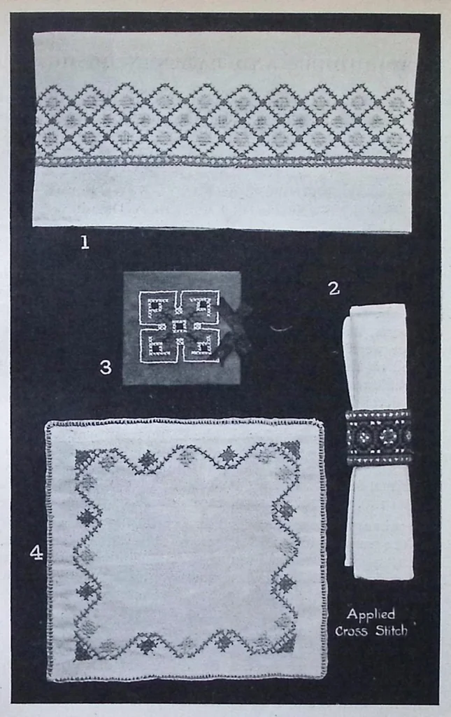 An illustration from Embroidery And Pattern Design: A Handbook for Teachers and Art Students, 1924, leaf 54