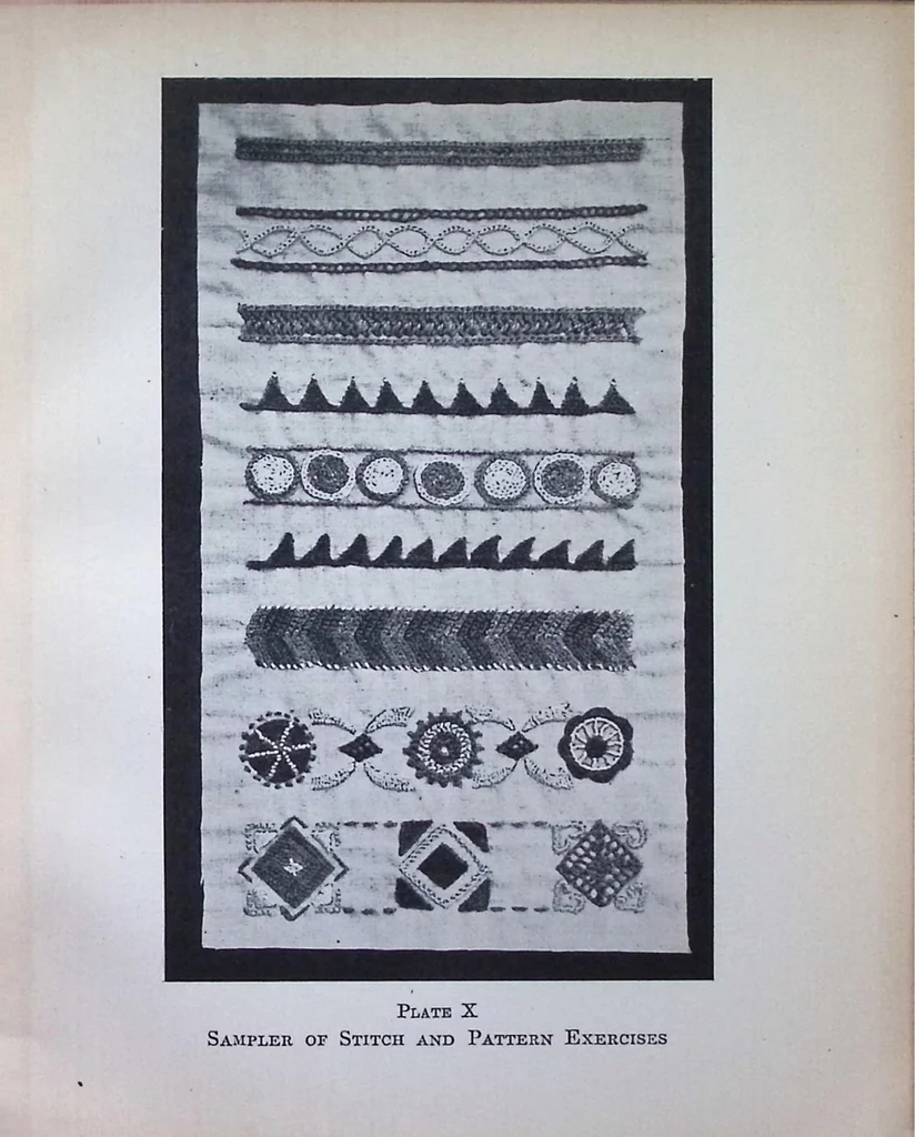 An illustration from Embroidery And Pattern Design: A Handbook for Teachers and Art Students, 1924, leaf 64