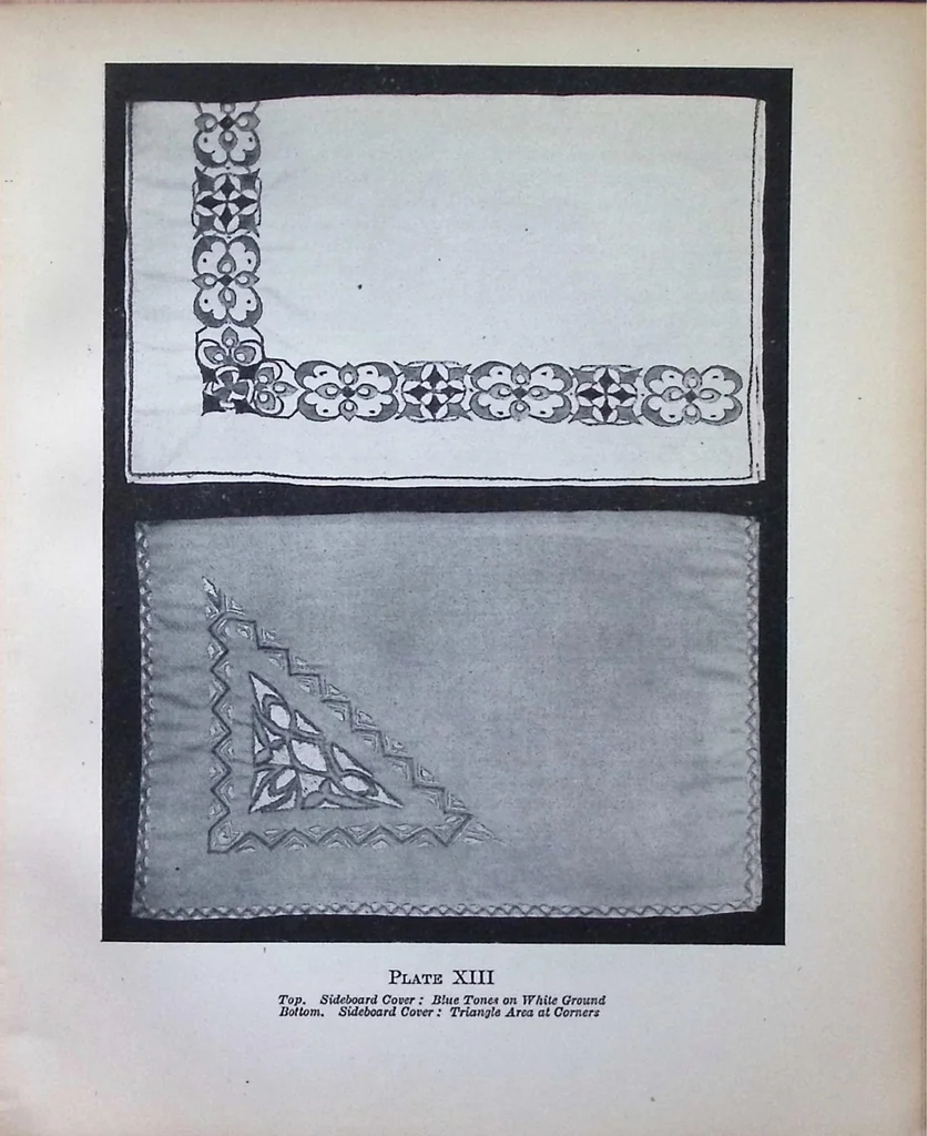 An illustration from Embroidery And Pattern Design: A Handbook for Teachers and Art Students, 1924, leaf 70