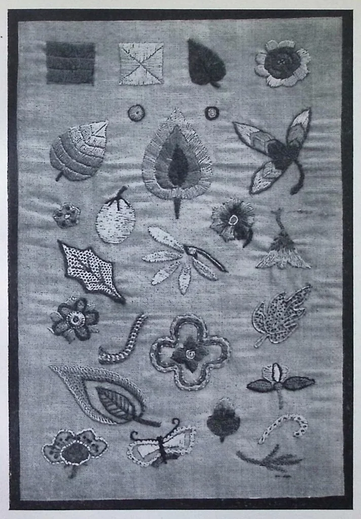 An illustration from Embroidery And Pattern Design: A Handbook for Teachers and Art Students, 1924, leaf 76