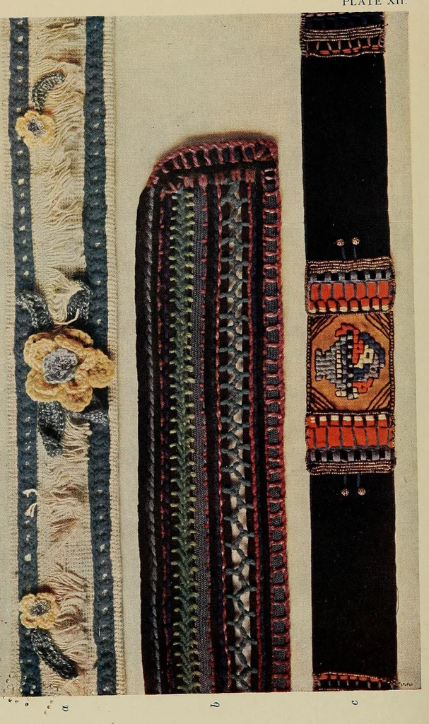 An illustration from An embroidery book, 1920, leaf 158